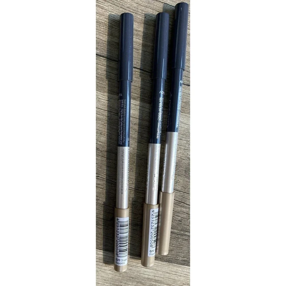 Catrice Contouring and Highlighting Duo Pencil Lot of 3 New Black Nude Make Up